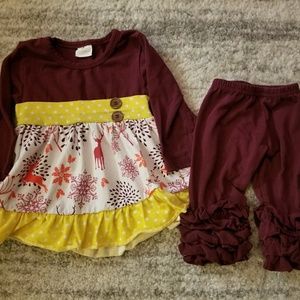 濾 Adorable boutique outfit 3-6 month
